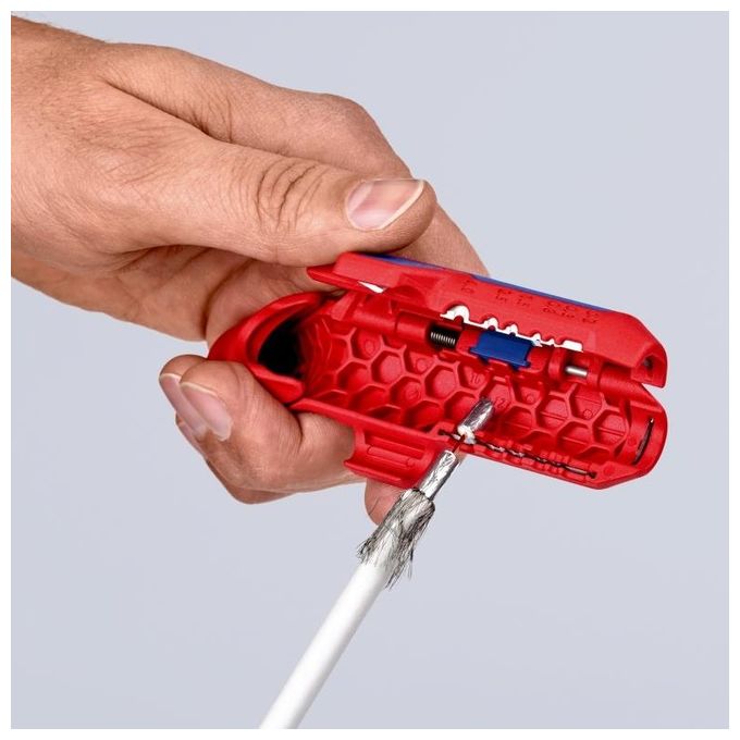 Knipex ErgoStrip Utensile Spelacavi per Mancini