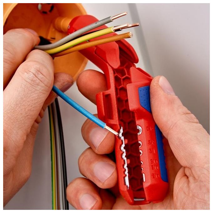 Knipex ErgoStrip Utensile Spelacavi per Mancini