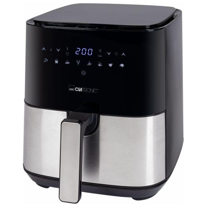 Clatronic FR 3782 H Friggitrice ad aria 5 L 1450 W 8 programmi display LED colore Nero Acciaio inox