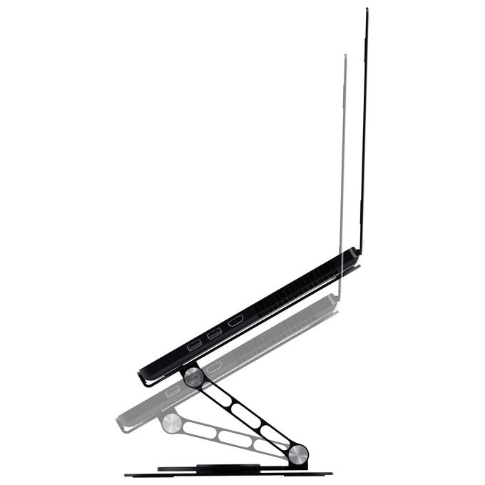 Trust 25482 Zeff Supporto per Notebook in Metallo regolabile fino a 16'' capacita' 10 Kg colore Nero