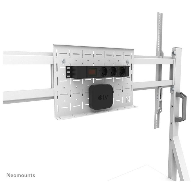 Neomounts FL50-525WH1 Move Go Carrello TV da Pavimento 55'' 86'' 76 Kg VESA 900x600 mm certificazione TÜV colore Bianco