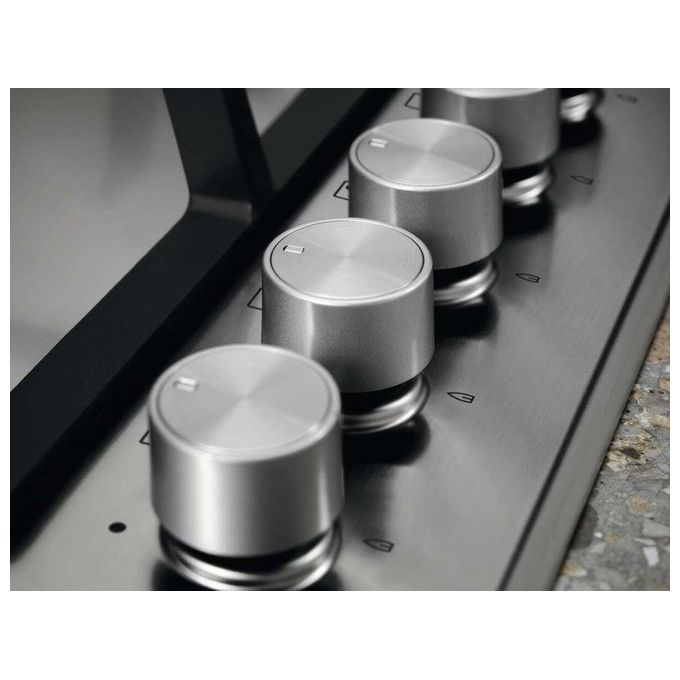 Electrolux KGS6434SX SpeedBurner Piano cottura a gas 4 Fuochi Fiamma Pura 1 bruciatore Wok multicorona 60 cm Inox Antimpronta