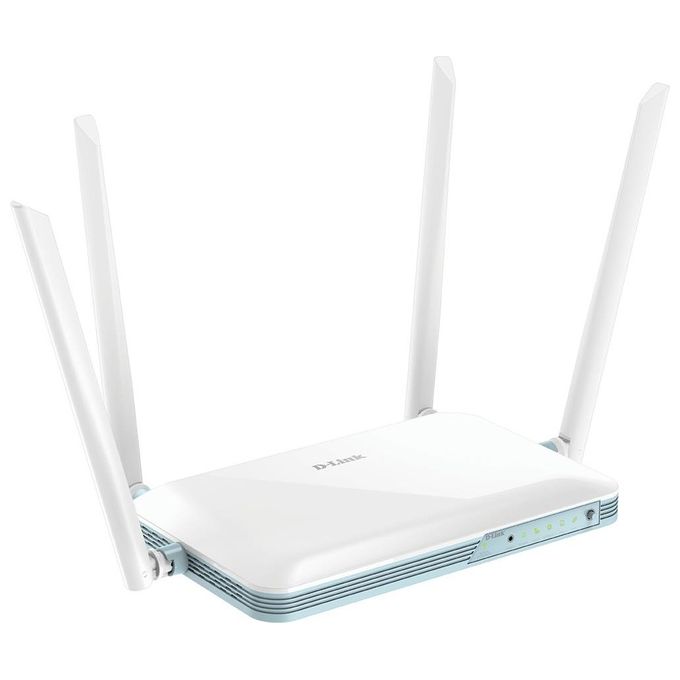D-Link, Router 4G N300, Eagle Pro AI, Wireless Fast Ethernet, Banda Singola 2.4 GHz, Bianco