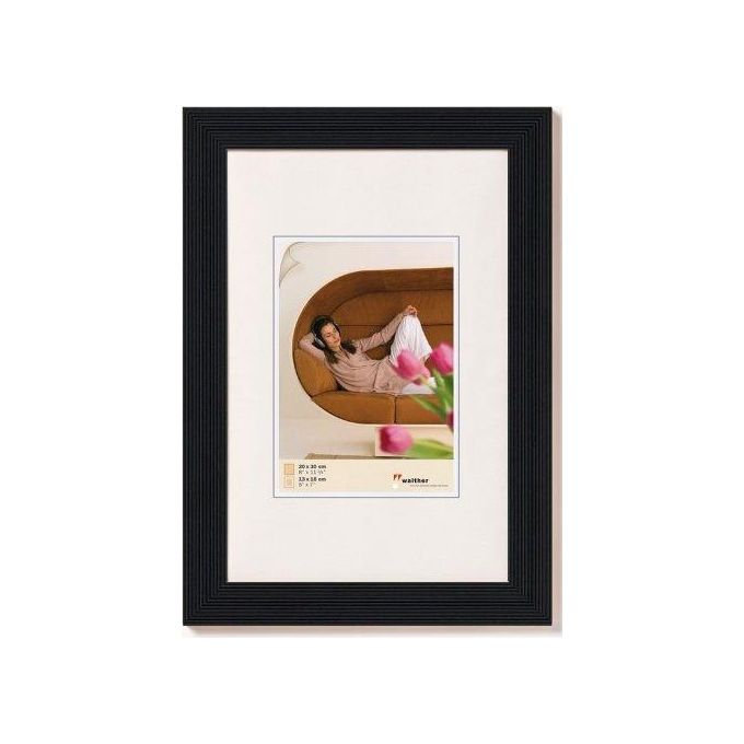 Walther Grado Cornice Portafoto 20x30cm in Legno Nero
