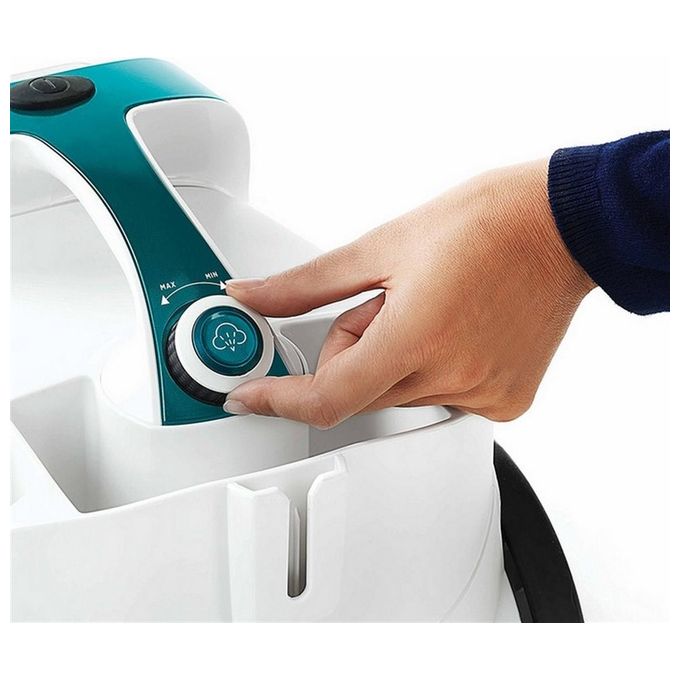 Polti PTEU0277 Vaporetto Smart 100_T Pulitore a Vapore Capacita' 2 Litri Potenza 1500 W Spazzola Vaporforce Bianco-Verde