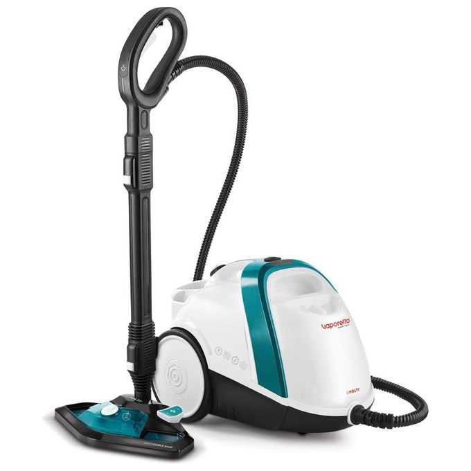 Polti PTEU0277 Vaporetto Smart 100_T Pulitore a Vapore Capacita' 2 Litri Potenza 1500 W Spazzola Vaporforce Bianco-Verde