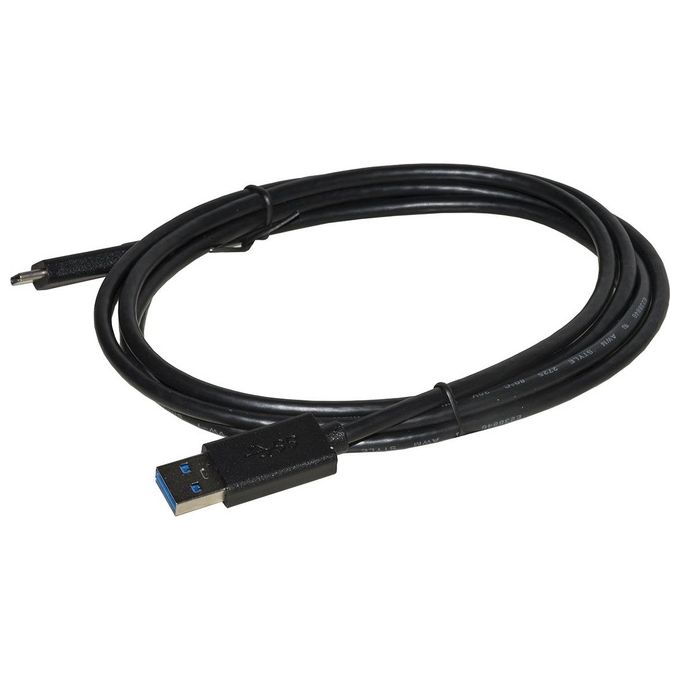 Link Cavo Usb-A a Usb-C Maschio Maschio 1,80mt in Rame Nero