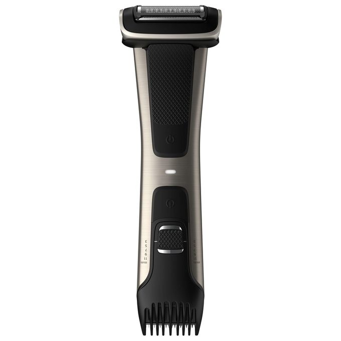 Philips BG7025-15 Bodygroom 7000 Depilatore Corpo da Uomo Wet and Dry Testina 4D Autonomia 80 min Nero