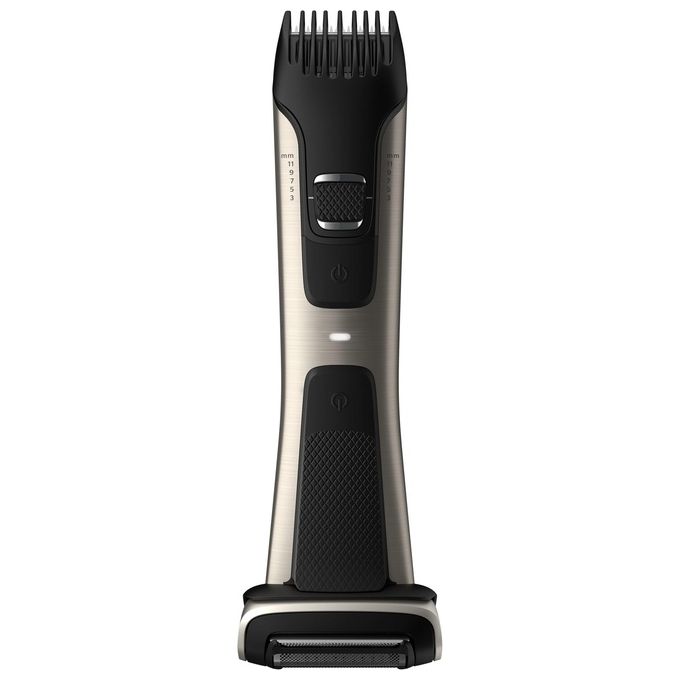 Philips BG7025-15 Bodygroom 7000 Depilatore Corpo da Uomo Wet and Dry Testina 4D Autonomia 80 min Nero
