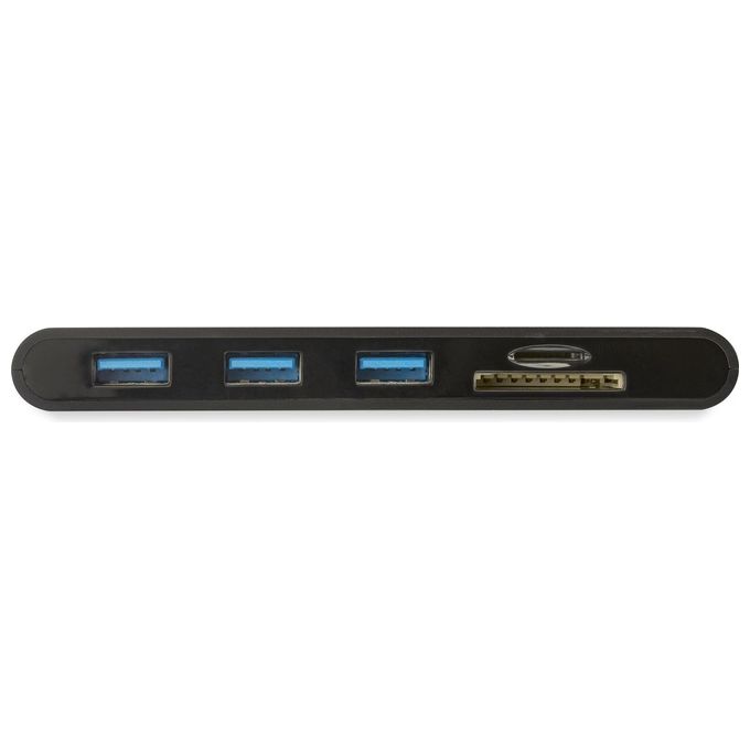 Startech Adattatore Multi-Porta Usb-C con Hdmi e Vga per Portatili 3x Usb 3.0 Lettore Schede SD PD 3.0 Cavo Integrato