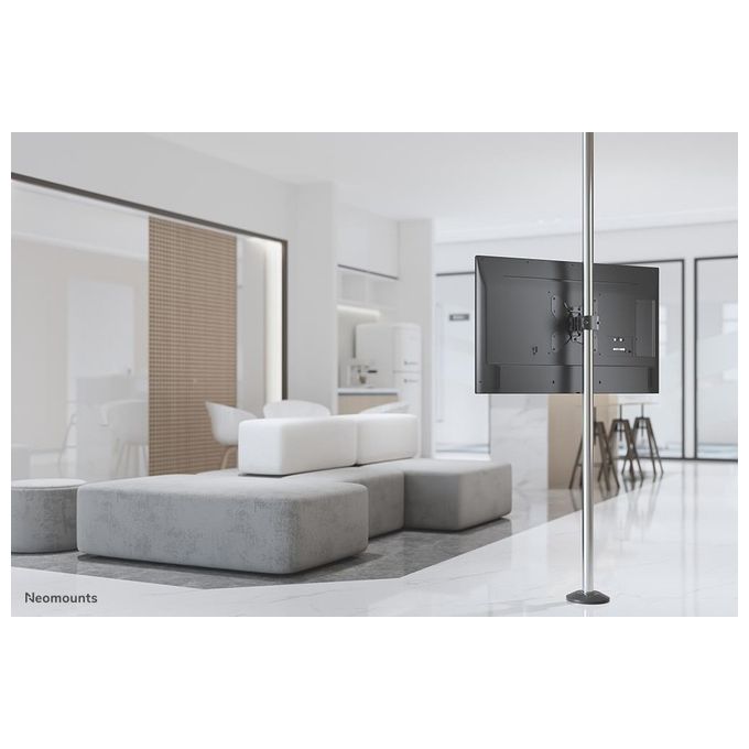 Neomounts FL40-430BL12 Supporto palo per TV 23-42'' VESA 75x75-200x200 mm max 25 Kg inclinabile e girevole colore Nero