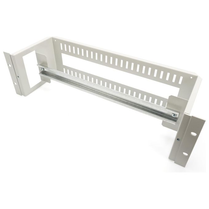 Digitus DN-19-DIN-3U Supporto per Guida DIN 3U 19'' Acciaio Grigio RAL 7035 colore Grigio