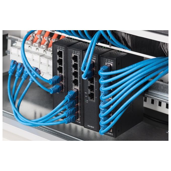 Digitus DN-19-DIN-3U Supporto per Guida DIN 3U 19'' Acciaio Grigio RAL 7035 colore Grigio