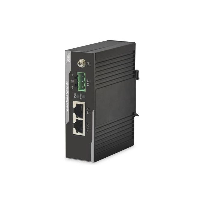 Digitus Iniettore Industriale Professionale Poe+ 802.3 Af-At Gigabit