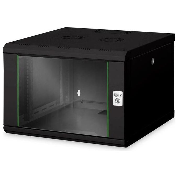 Digitus Armadio 7 Unita' Da Muro Linea Soho (a)402 X (l)600 X (p)560 Mm. Colore Nero Ral9005