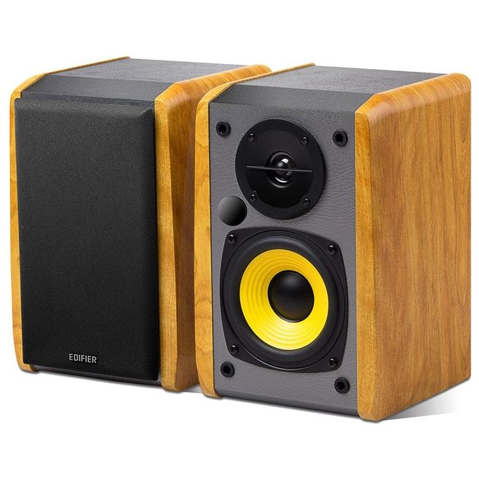 Edifier R1010BT Coppia Casse Bluetooth 2.0 Amplificate 24W Bluetooth Aux MDF colore Legno