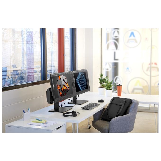 HP 2DW53AA Staffa di montaggio PC B300 Compatibile con HP Desktop Mini Chromebox Thin Client e Workstation VESA 100x100 mm colore Nero
