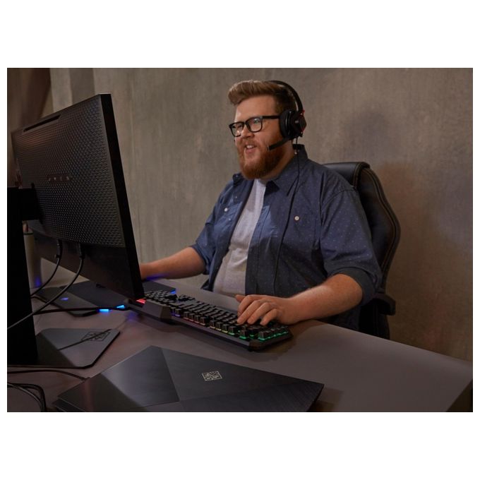 HP OMEN by Outpost Mousepad Mouse con Ricarica Qi Wireless Integrata e Indipendente