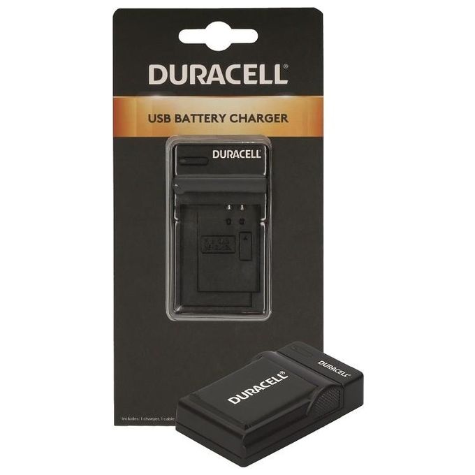 Duracell Caricabatterie con Cavo Usb per DR9963-EN-EL19