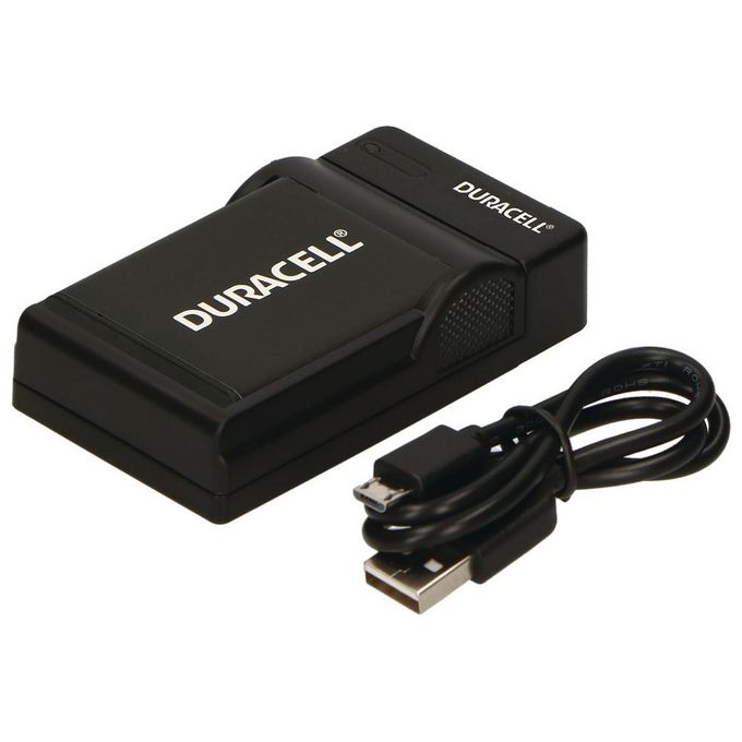 Duracell Caricabatterie con Cavo Usb per DR9686-Li-50B-Pentax D-Li92