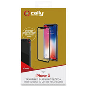 Celly 3DGLASS900WH 3d Glass per iPhone X Bianco