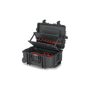 Knipex 00 21 37 LE Valigetta Portautensili Robust45 Move con Ruote Integrati e Manico Telescopico Capacita' 45 Litri Antipolvere Resistente agli Urti e all'Acqua colore Nero