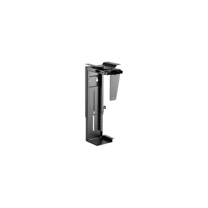 LogiLink EO0005 Supporto CPU da Tavolo e Parete Regolabile 360° Capacita' 10 Kg altezza 30-53,3 cm colore Nero