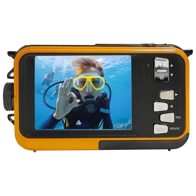 Easypix 10031 W3027 Wave Fotocamera compatta 5 MP Full HD Impermeabile fino a 3 m USB tipo-C colore Arancione