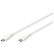 Digitus Cavo Ricarica Guaina Silicone Usb-C - Usb-C 2mt Usb 2.0 60W Bianco