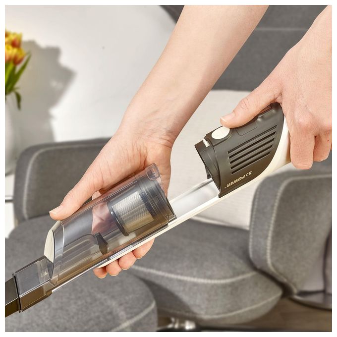 Severin HV7140 S'Power Aspirapolvere Senza Fili Senza Sacchetto 0,2 L Autonomia 30 min 120 W 79 dB colore Nero Bianco