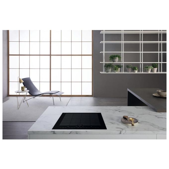 Whirlpool SMO658CNE Piano cottura a induzione 65 cm 4 zone FlexiCook FlexiFull iXelium 7400 W colore Nero