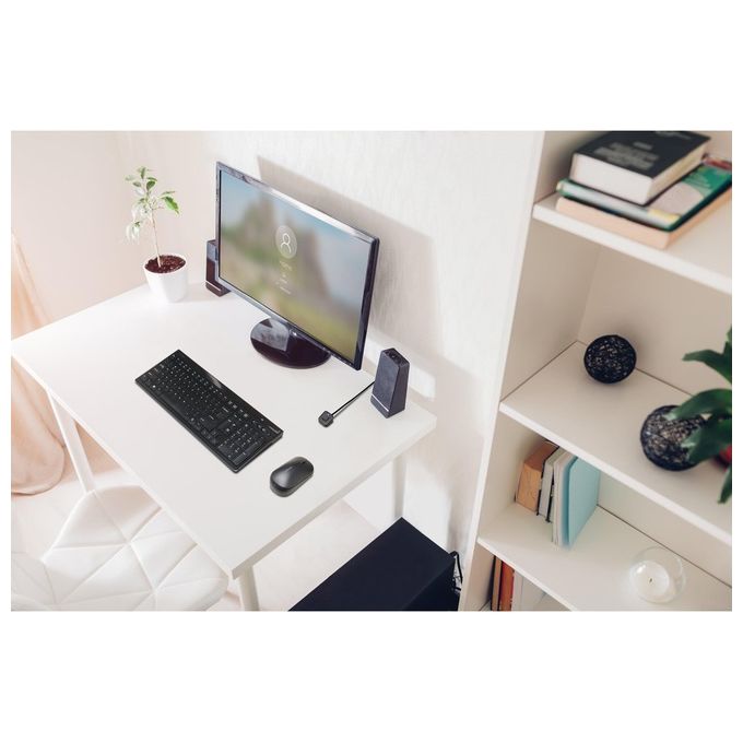 Kensington K62330WW VeriMark Desktop Chiavetta Lettore Impronte Digitali USB 2.0 FIDO U2F FIDO2 Windows Hello 10 impronte colore Nero