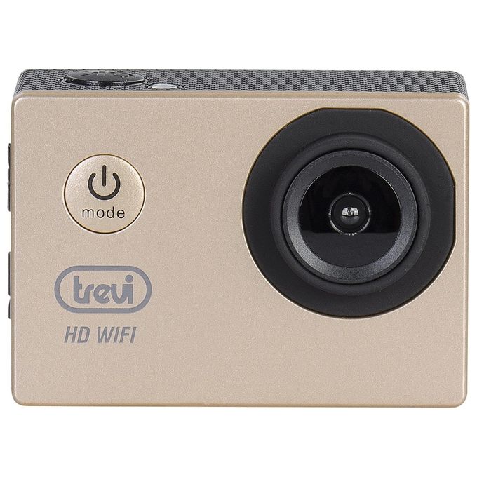 Trevi 2200WF11 GO 2200 WIFI Action Cam Full HD 1920x1080 5 MP Wi-Fi Custodia Subacquea colore Oro