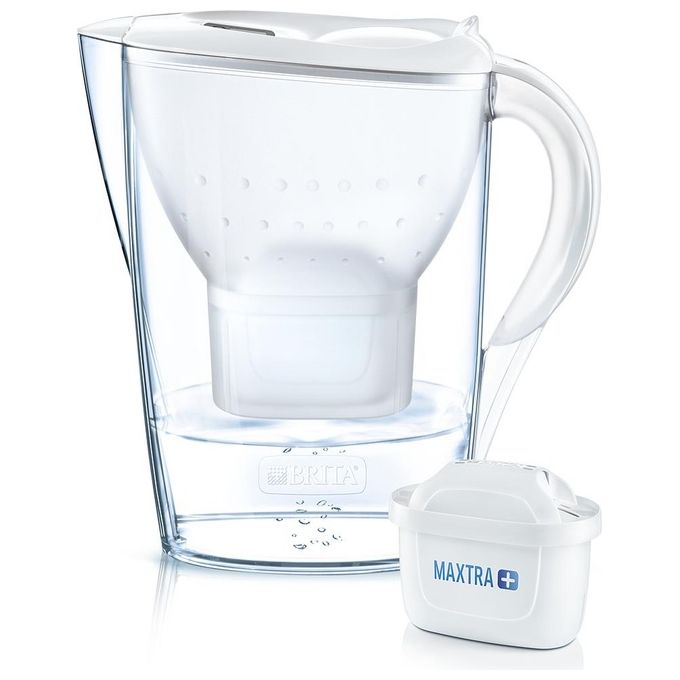 BRITA 1051445 Marella XL Filtro d'acqua manuale Capacita' 3,5 L con tecnologia MAXTRA+ colore Bianco