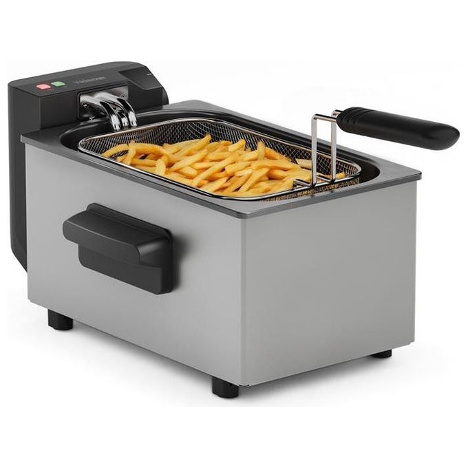 Tristar FR-9334 Friggitrice a olio 3 L 2000 W zona fredda termostato regolabile parti lavabili in lavastoviglie colore Argento