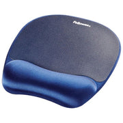 Fellowes 9172801 Mouse Pad con Poggiapolsi in Memory Foam Zaffiro