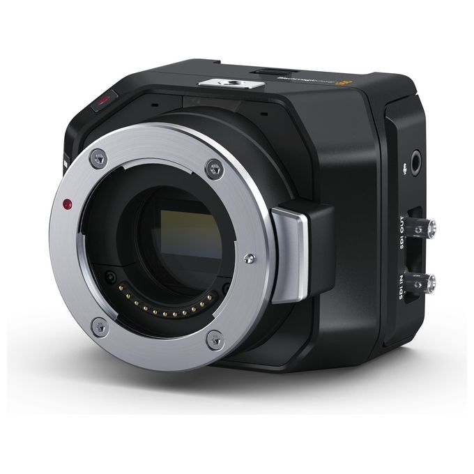 Blackmagic Design BM-CINSTUD4KG2 Micro Studio Camera 4K G2 Sensore Four Thirds 13 Stop Dinamica 12G-SDI colore Nero
