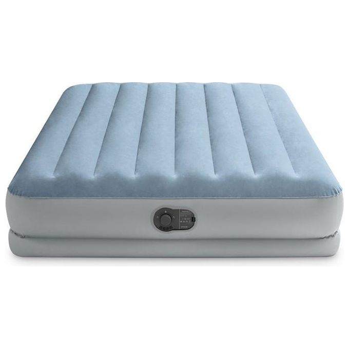 Intex 64159 Materasso Matrimoniale Autogonfiante USB Dura-Beam Mid-Rise Comfort 152x203x36 cm Matrimoniale  Versione 2023