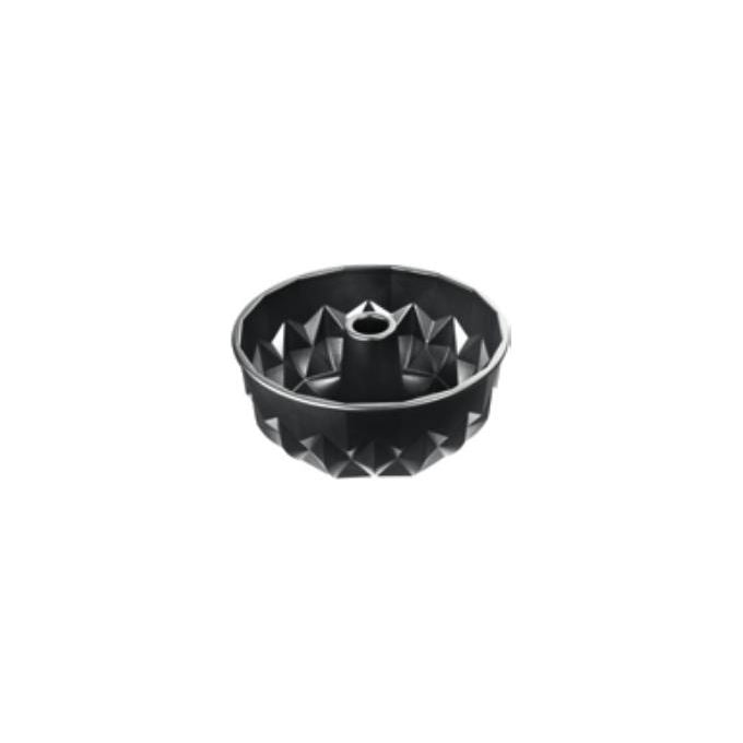 ORIGINAL KAISER 2300646794 Inspiration Stampo in Alluminio Pressofuso Antiaderente per Dolci Geometrico da 25 cm colore Nero