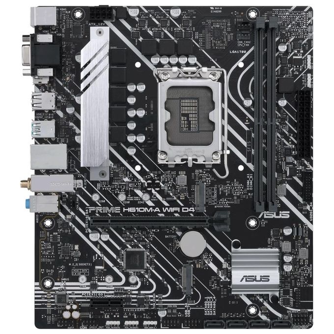 ASUS 90MB1C80-M0EAY0 PRIME Scheda Madre Intel H610 LGA 1700 micro ATX DDR4 Wi-Fi 5 Bluetooth 5.0 colore Nero