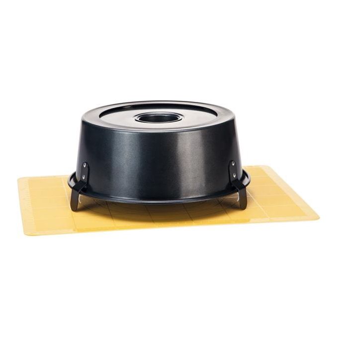 Tescoma 623152 DELICIA Stampo per Angel Cake e Chiffon Cake 26 cm con Fondo Estrabile Rivestimento Antiaderente Lavabile in Lavastoviglie colore Nero