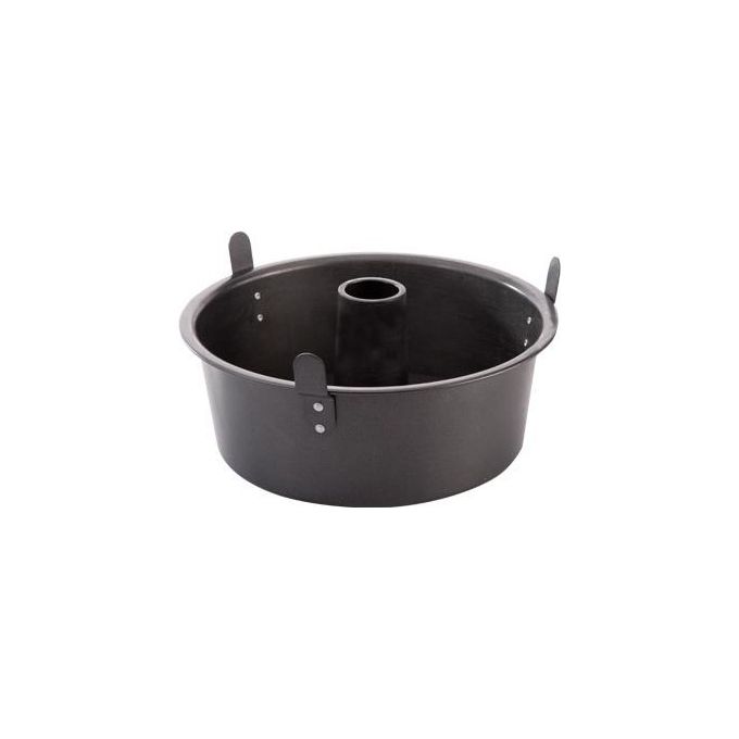 Tescoma 623152 DELICIA Stampo per Angel Cake e Chiffon Cake 26 cm con Fondo Estrabile Rivestimento Antiaderente Lavabile in Lavastoviglie colore Nero