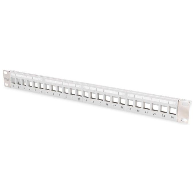 Digitus Pannello Patch 19'' per Jack Keystone 1U Scarico 24 Porte
