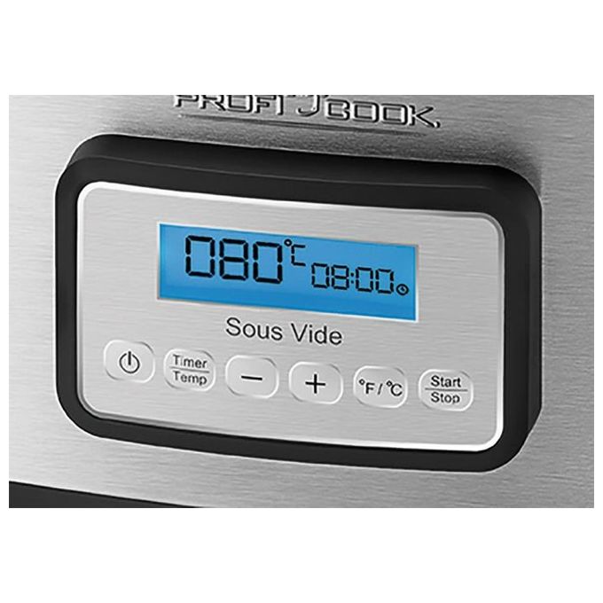Proficook PC-SV 1112 Apparecchio Multi-Cottura 8 Litri 520W Nero-Acciaio Inossidabile