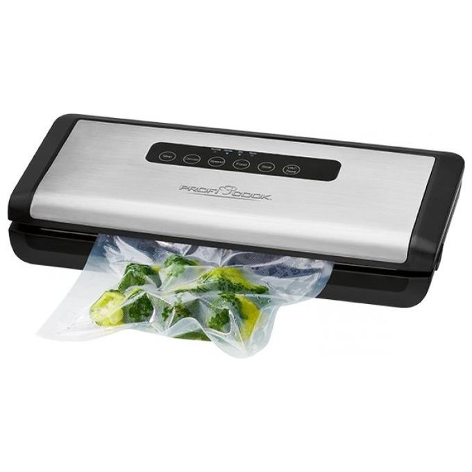 Proficook PC-VK 1146 Strumento per Sottovuoto Nero-Acciaio Inossidabile 800mbar