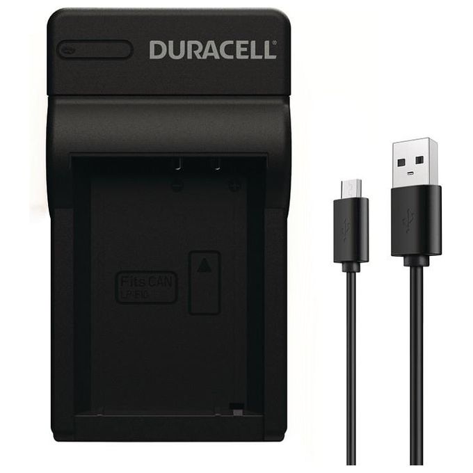 Duracell Caricabatterie con Cavo Usb per DR9967-LP-E10