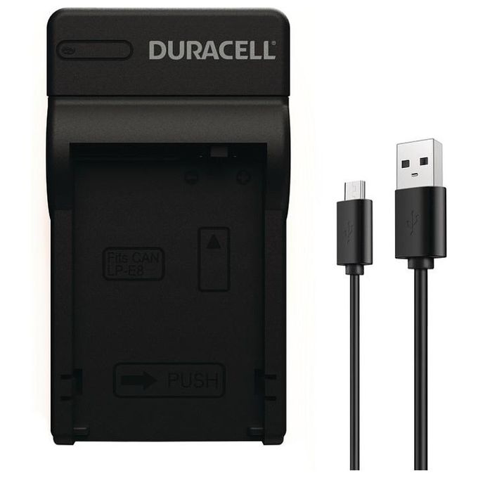 Duracell Caricabatterie con Cavo Usb per LP-E8