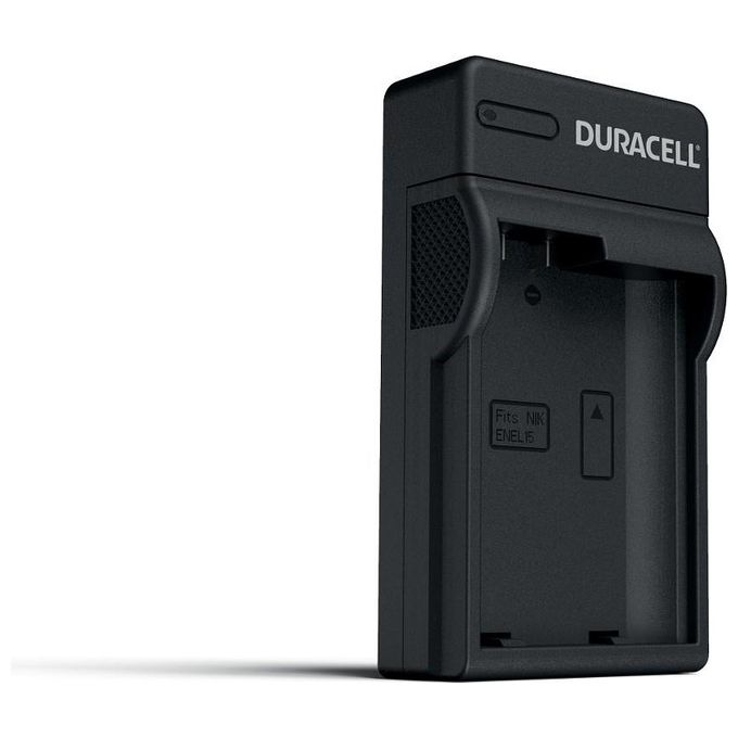 Duracell Caricabatterie con Cavo Usb per DRNEL15-EN-EL15