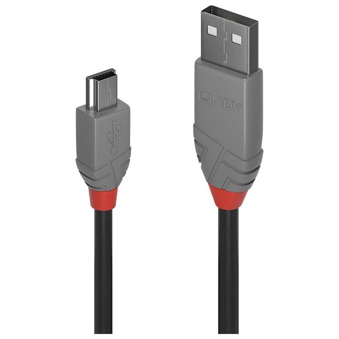 Lindy Cavo Usb 2.0 Tipo A A Mini-B Anthra Line