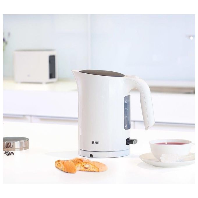 Braun PurEase WK 3100 WH Bollitore Elettrico 1,7 Litri Bianco 2200W